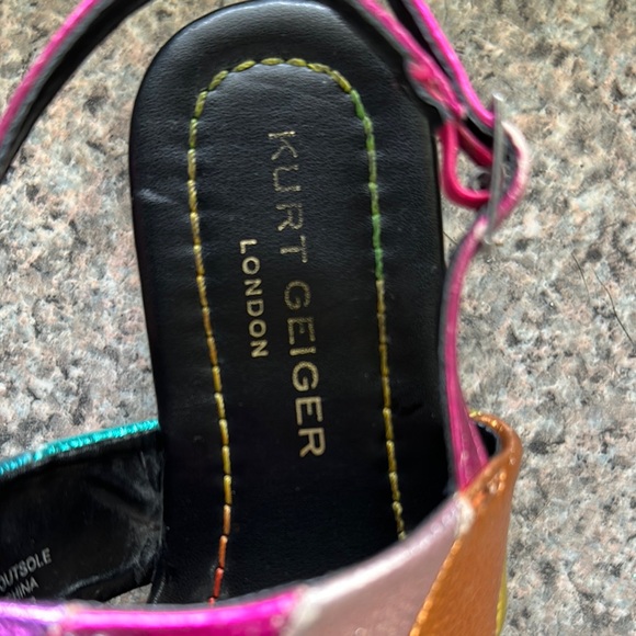 Kurt Geiger Girls Multicolor Leather Sandals - Picture 2 of 6
